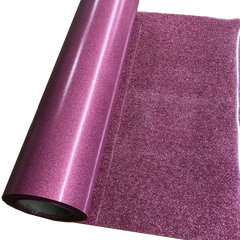 Glitter, Pink Heat Transfer Vinyl 19" HTV