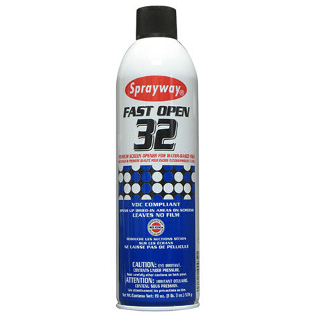 SPRAYWAY 32 FAST OPEN (Water Base Screen Opener)