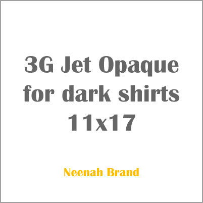 3G Jet Opaque for dark shirts 11x17