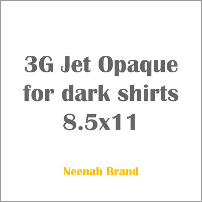 3G Jet Opaque for dark shirts 8.5x11