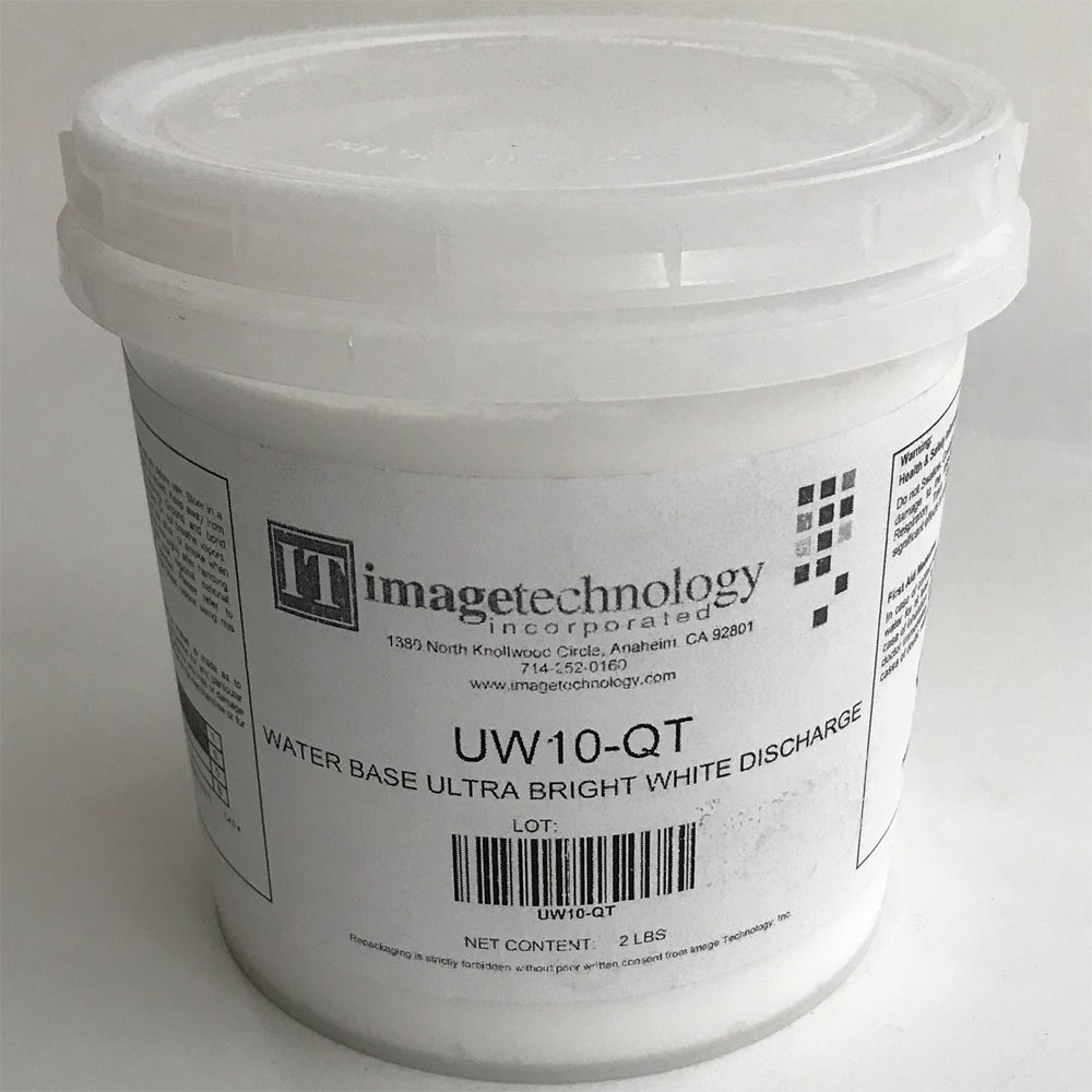 Image Technology UW-10 Water Based Ultra Bright White Discharge