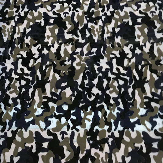 Foil, Camo Camouflage Brown Heat Transfer Vinyl 19" HTV