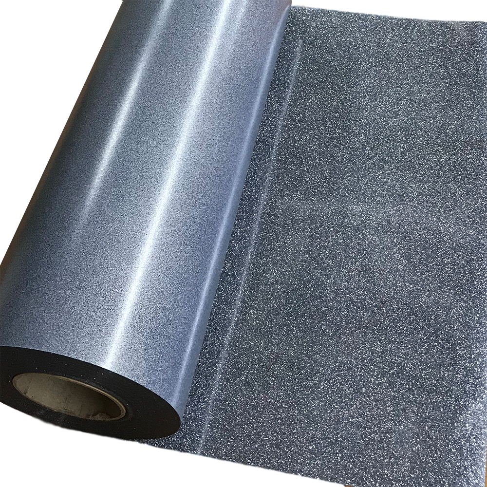 Glitter, Gray Heat Transfer Vinyl 19" HTV