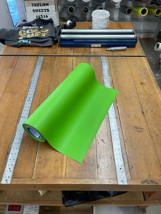 Puff Apple Green Heat Transfer Vinyl 19" HTV