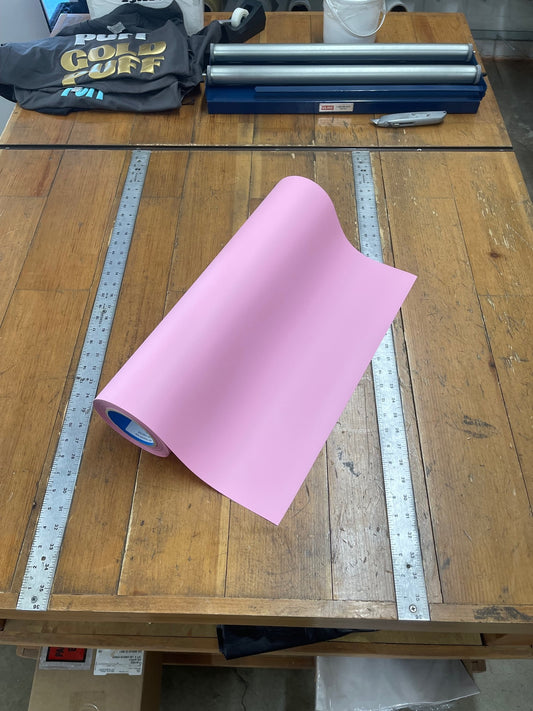 Puff Pink Heat Transfer Vinyl 19" HTV