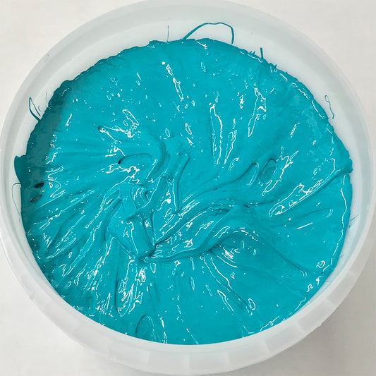 Monarch Plastisol Screen Printing Inks Low Temp Poly / Poly Blend Aqua Blue