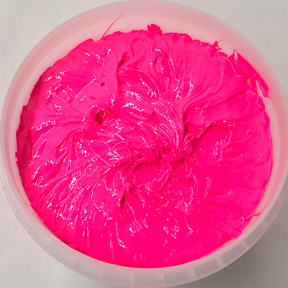 Monarch Plastisol Screen Printing Inks Low Temp Poly / Poly Blend Fluorescent Neon Pink