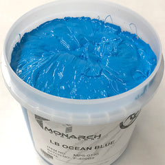 Monarch Plastisol Screen Printing Inks Low Temp Poly / Poly Blend Ocean Blue