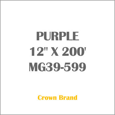 PURPLE 12" X 200' Crown Roll Leaf Foil MG39-599