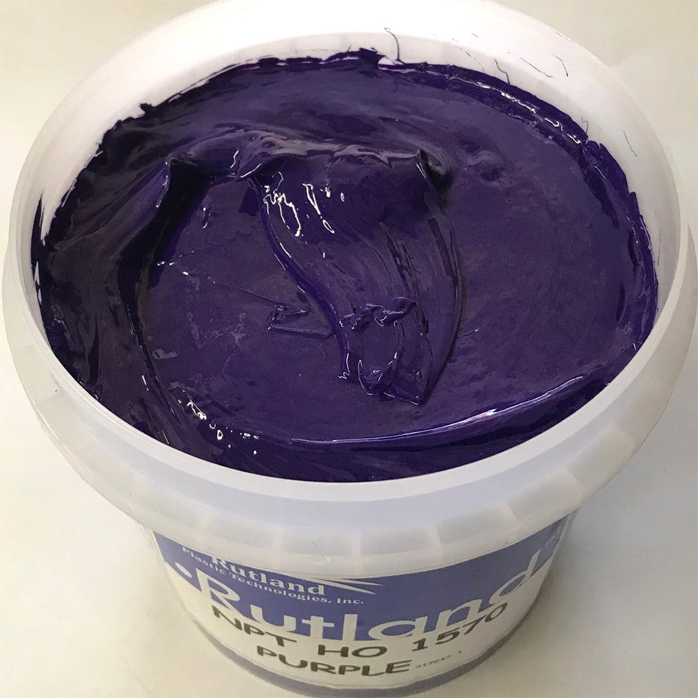 RUTLAND EH1570 NPT HIGH OPACITY PURPLE PLASTISOL OIL BASE INK FOR SILK SCREEN PRINTING