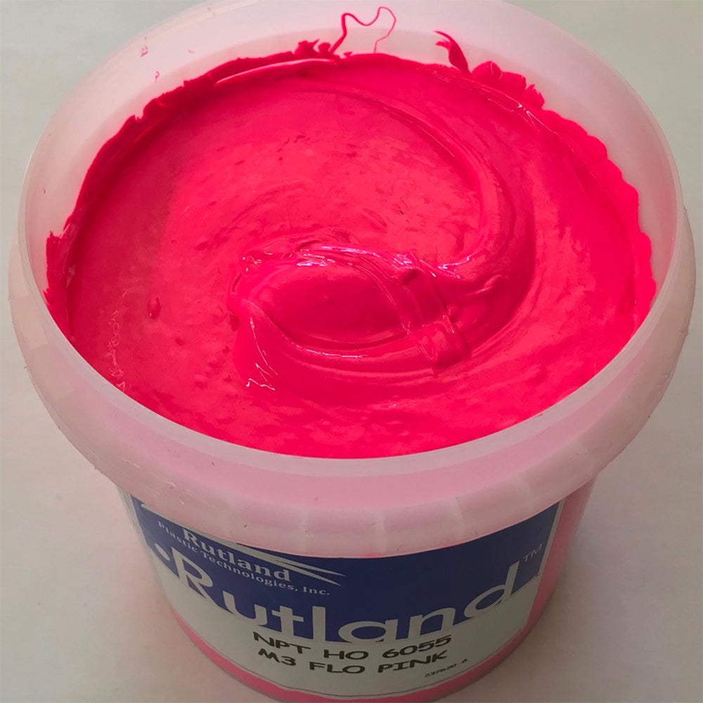 RUTLAND M36055 NPT OPAQUE FLUOR PINK PLASTISOL OIL BASE INK FOR SCREEN PRINTING