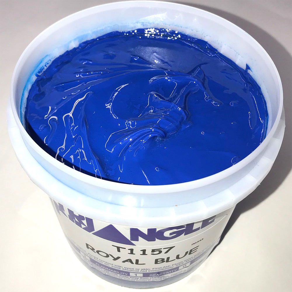 TRIANGLE 1157 ROYAL BLUE PLASTISOL OIL BASE INK FOR SILK SCREEN PRINTING