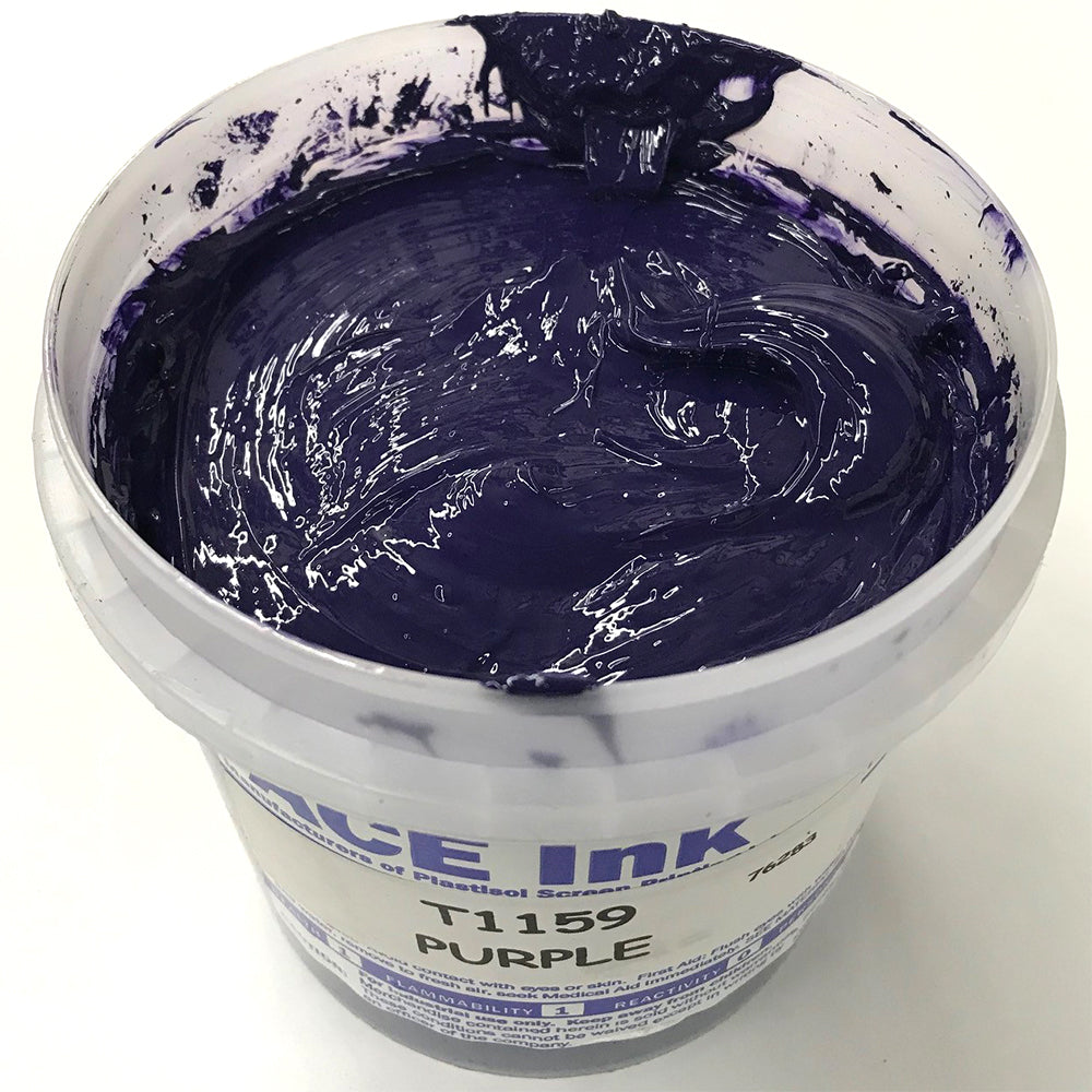 TRIANGLE 1159 PURPLE PLASTISOL OIL BASE INK FOR SILK SCREEN PRINTING