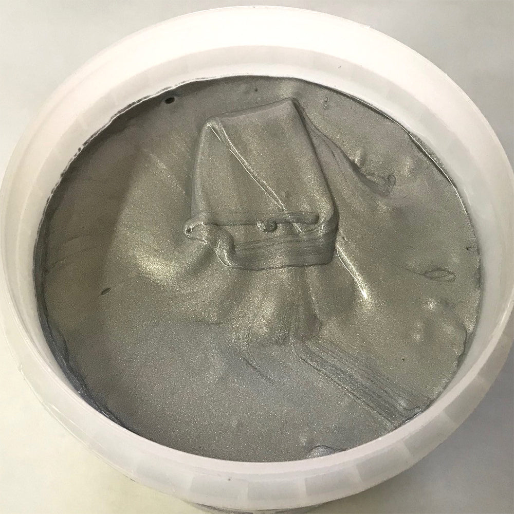 TRIANGLE 1190-799 SUPER SILVER SHIMMER PLASTISOL OIL BASE INK FOR SILK SCREEN PRINTING