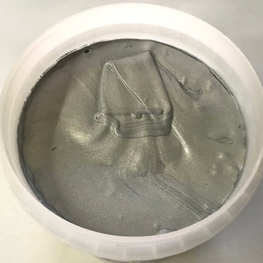 TRIANGLE 1190-799 SUPER SILVER SHIMMER PLASTISOL OIL BASE INK FOR SILK SCREEN PRINTING